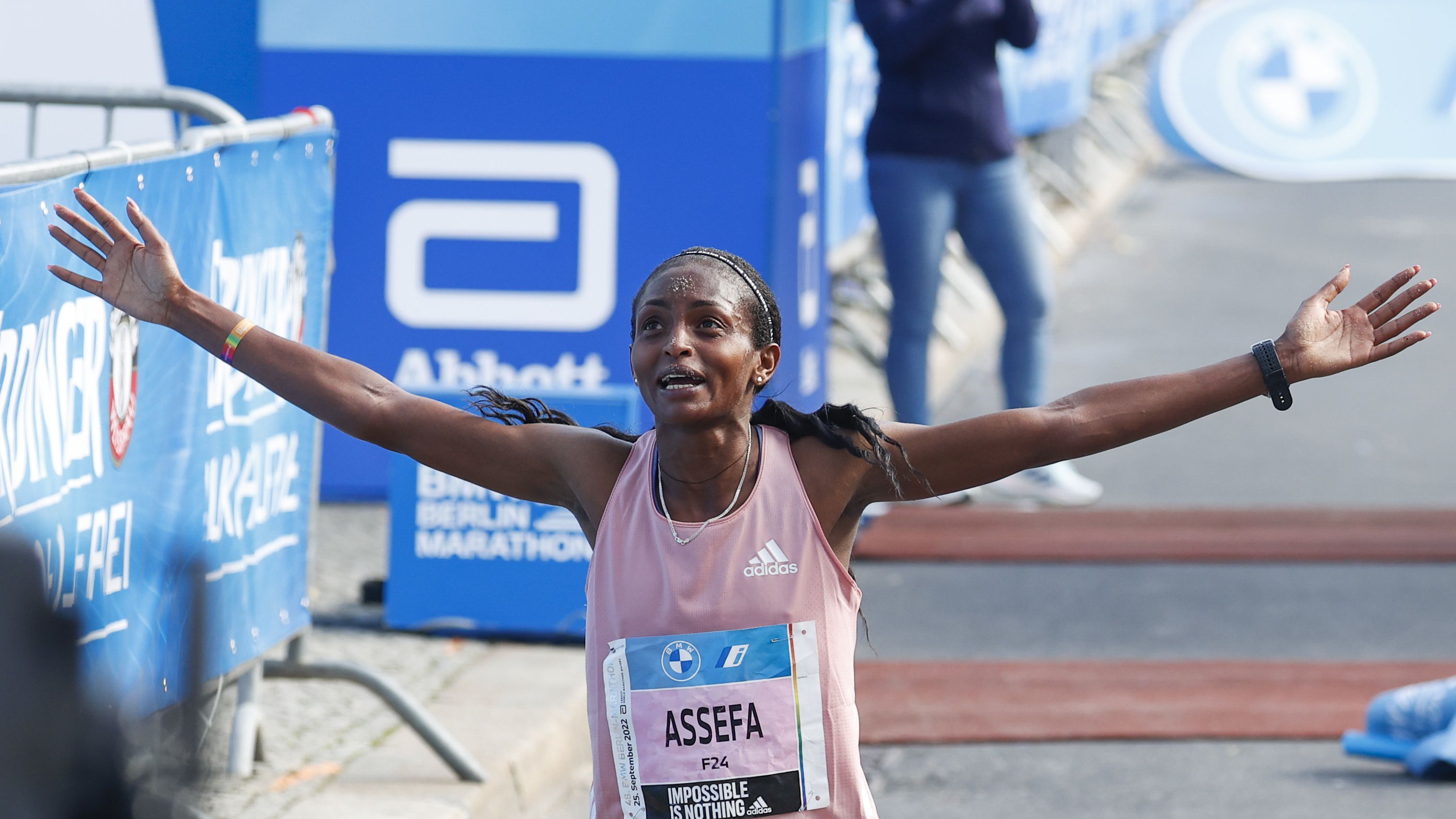 Tigst Assefa a 2022-es versenyen
