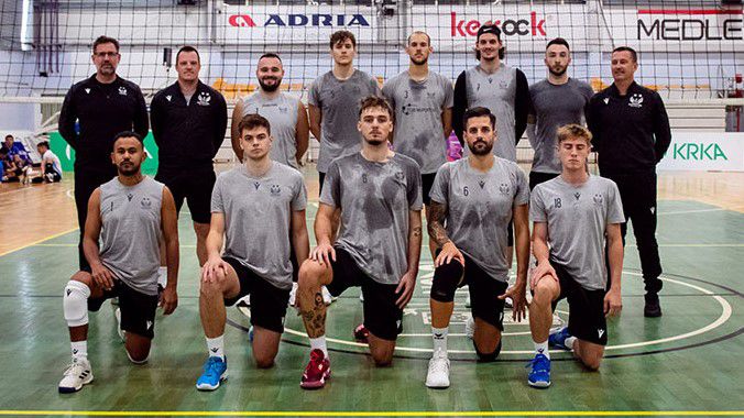 A Kaposvár férfi röplabdacsapata a múlt hétvégén Szlovéniában szerepelt felkészülési tornán (Fotó: kaposvarvolley.hu)