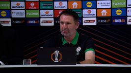 Robbie Keane sajtótájékoztatója az FTC–Plzen mérkőzés előtt