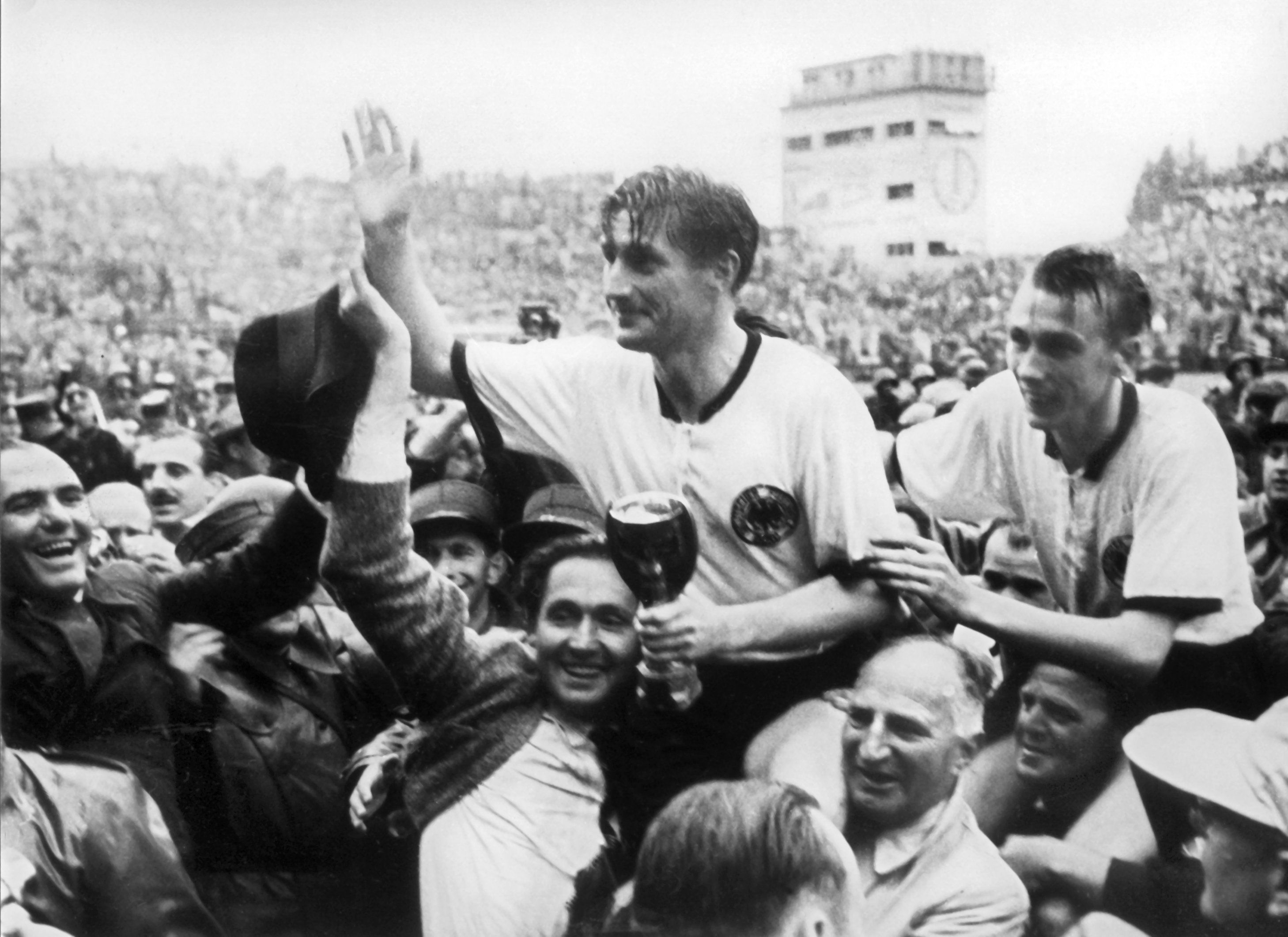 Fritz Walter és a német válogatott nyerte a világbajnokságot, amit az Aranycsapatnak kellett volna (Fotó: Getty)