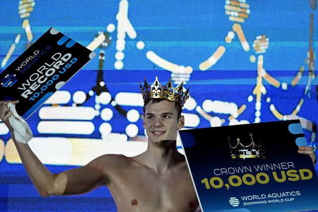 Kós Hubert világcsúcsot úszott 200 méter háton (Fotó: Magyar Úszó Szövetség)