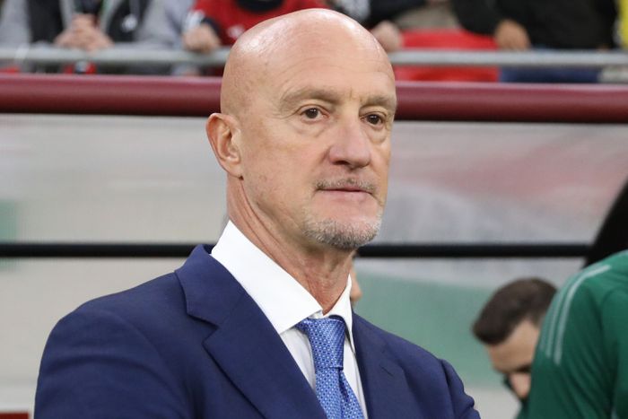 Marco Rossi, a magyar válogatott szövetségi kapitánya (Fotó: Juhász Sára)