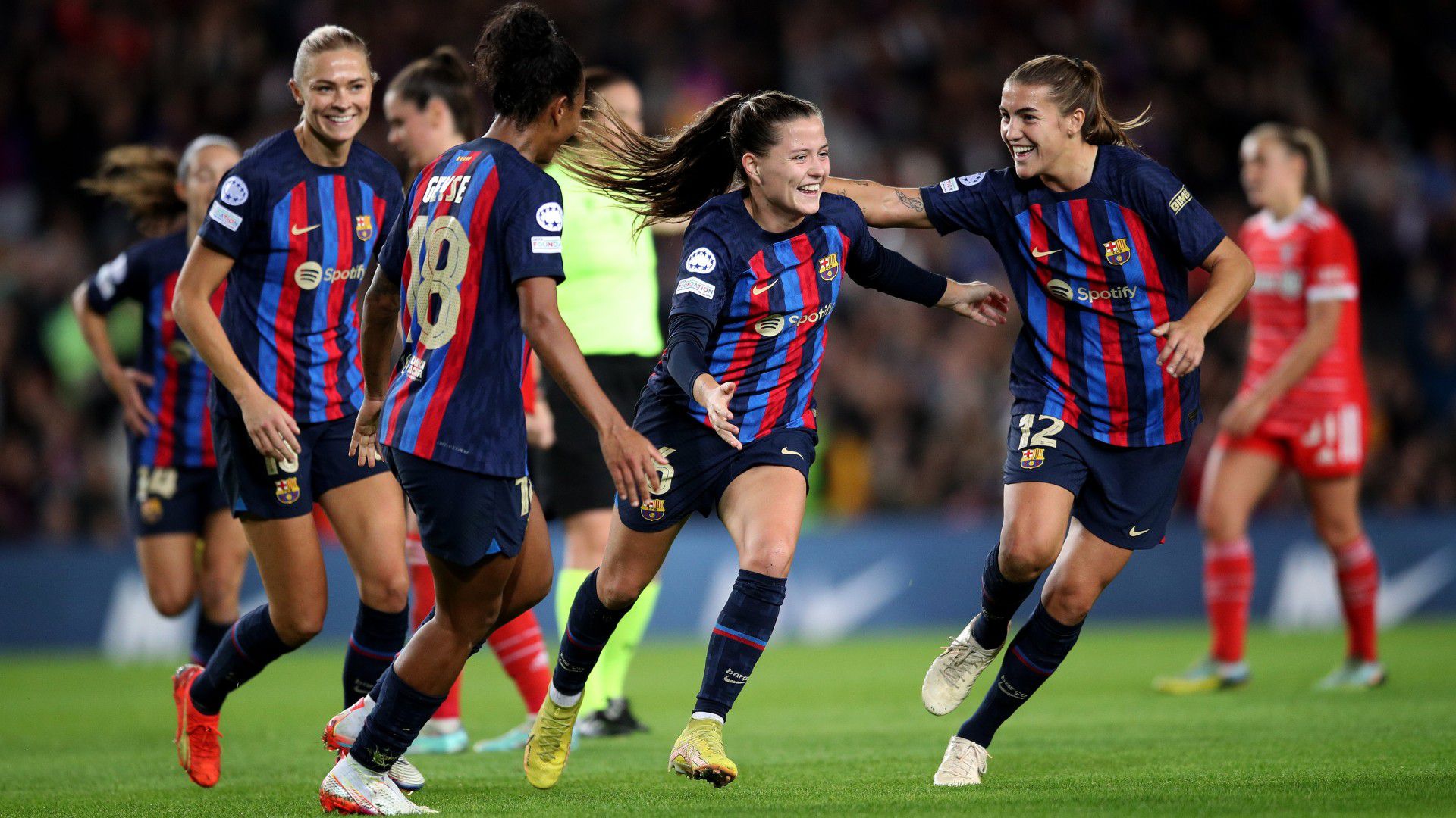 A szünet után indult be a Barca-henger a Camp Nouban játszott női BL-meccsen