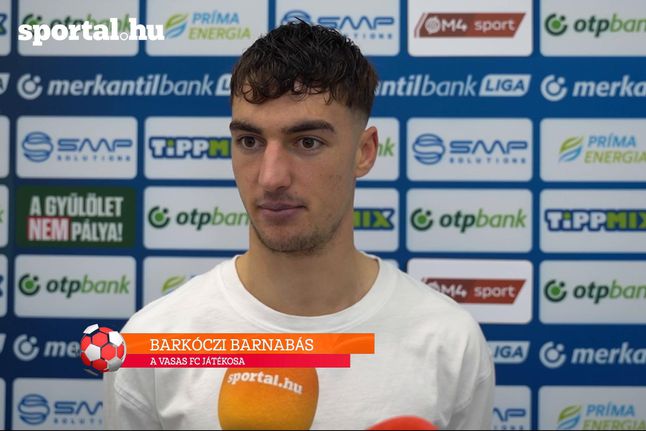 Barkóczi Barnabás: Kicsi törést éreztem a büntető után