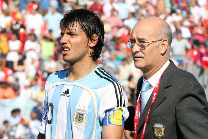 Omar Souto a fiatal Sergio Agüeróval