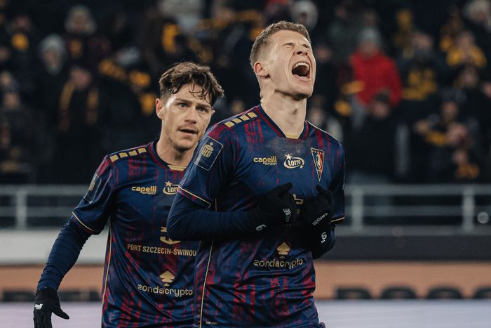 Duplázott a fiatal magyar támadó. Fotó: Pogon Szczecin