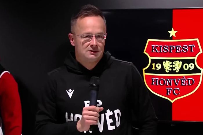 A kispestiek elnöke az angyalföldiek ellen remekül védő kapust dicsérte. Fotó: Honvéd FC