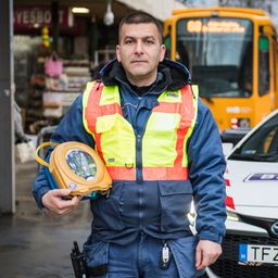 Újpest-drukker mentett életet a villamoson