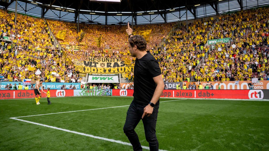 Az edző és a B-közép kapcsolata felhőtlen. Persze sikerek esetén ez így szokott lenni (Fotó: Getty Images)