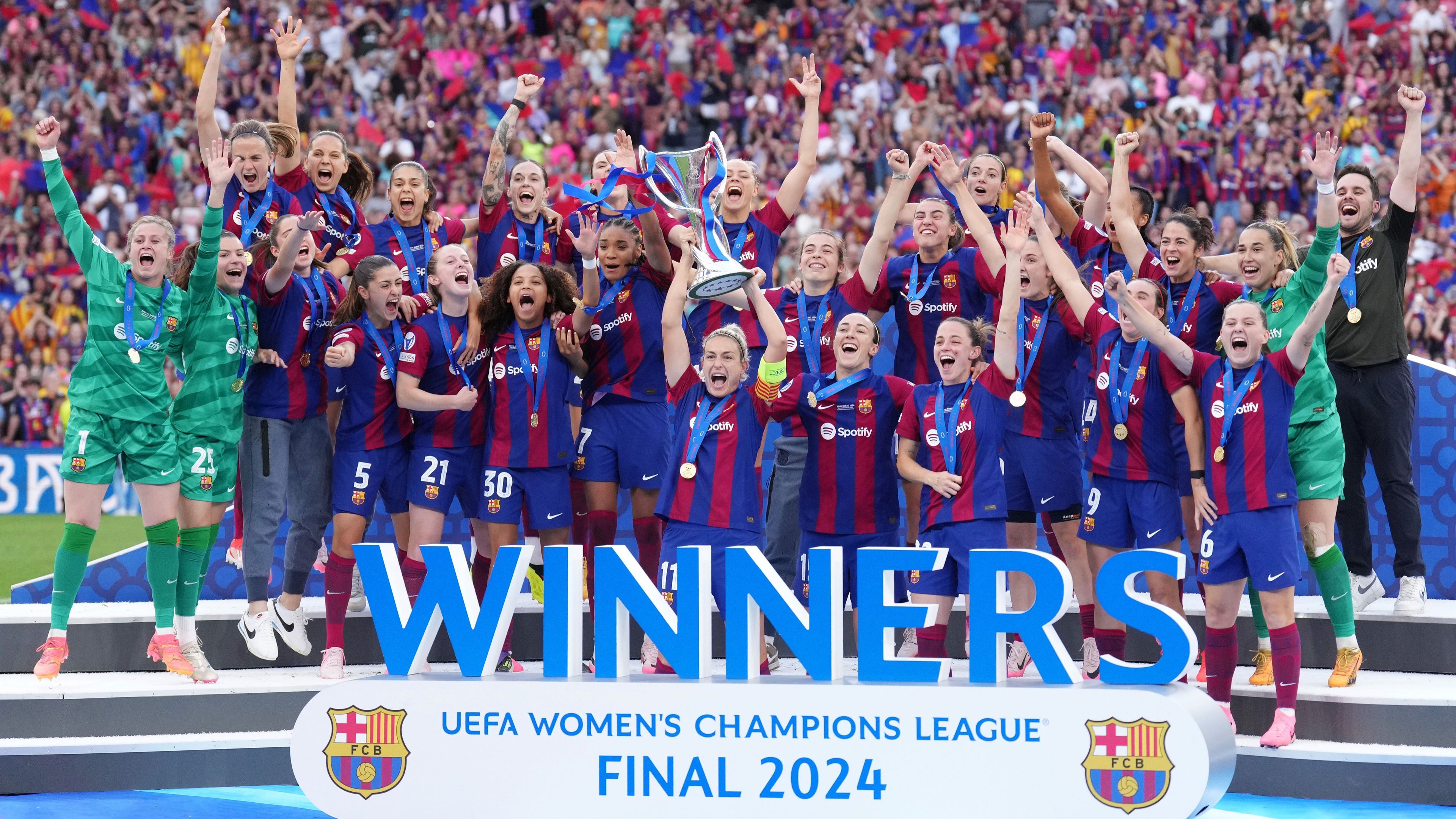 A Barcelona női csapata megvédte címét a Bajnokok Ligájában