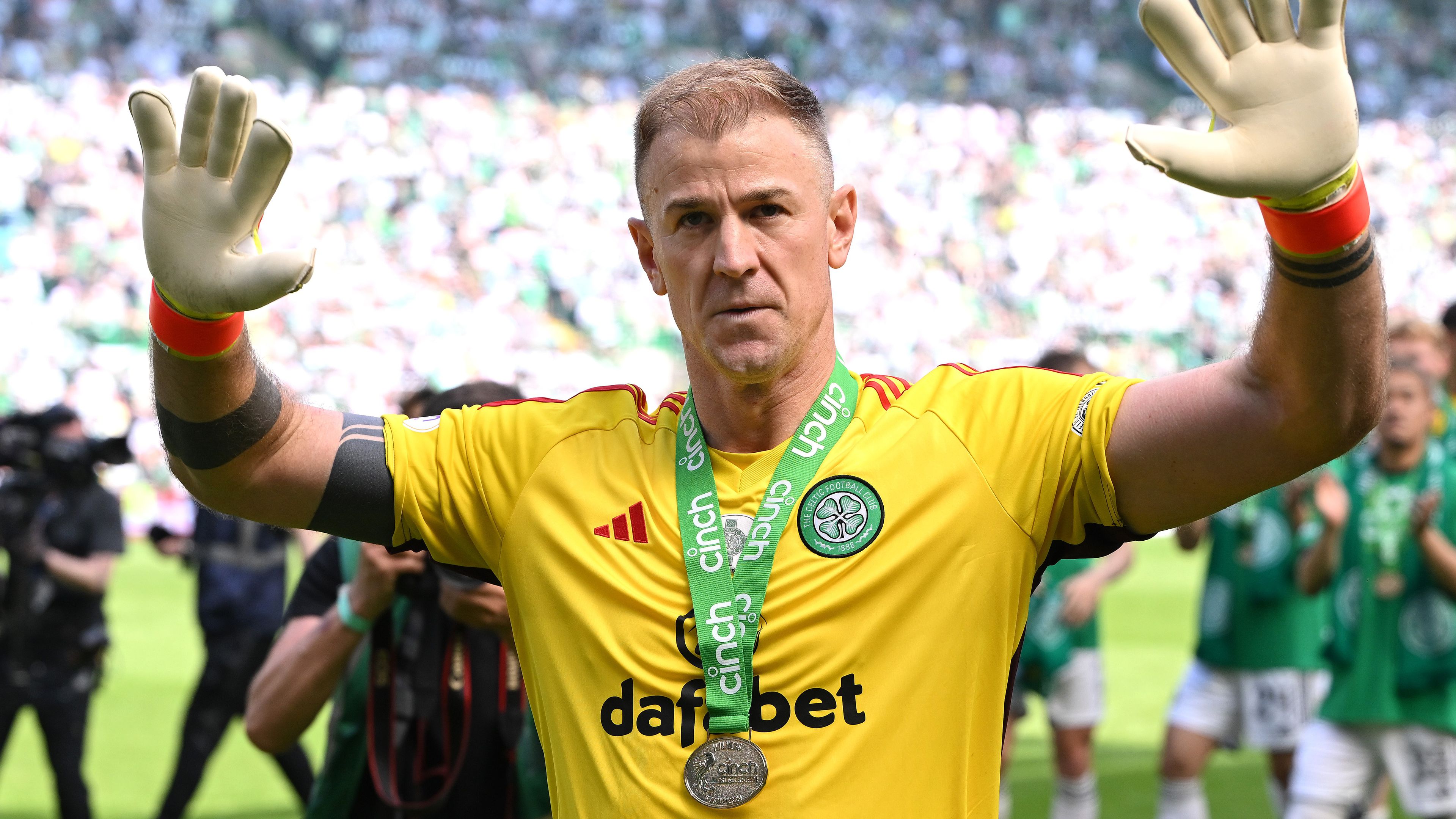 Joe Hart a skót bajnoki cím után a Skót Kupát is megnyerte a Celtic-el