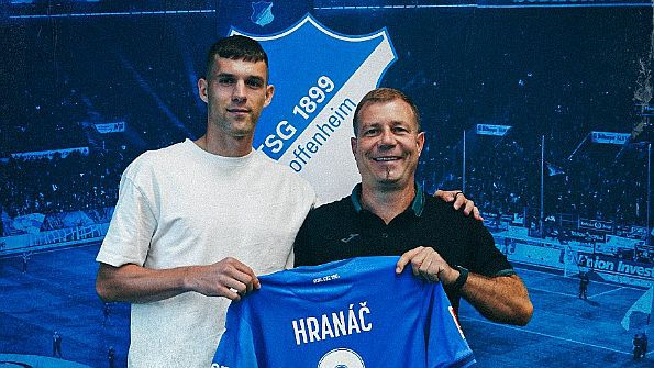 Hranác a cseh liga legjobb védője volt az előző idényben (fotó: Facebook, TSG Hoffenheim)