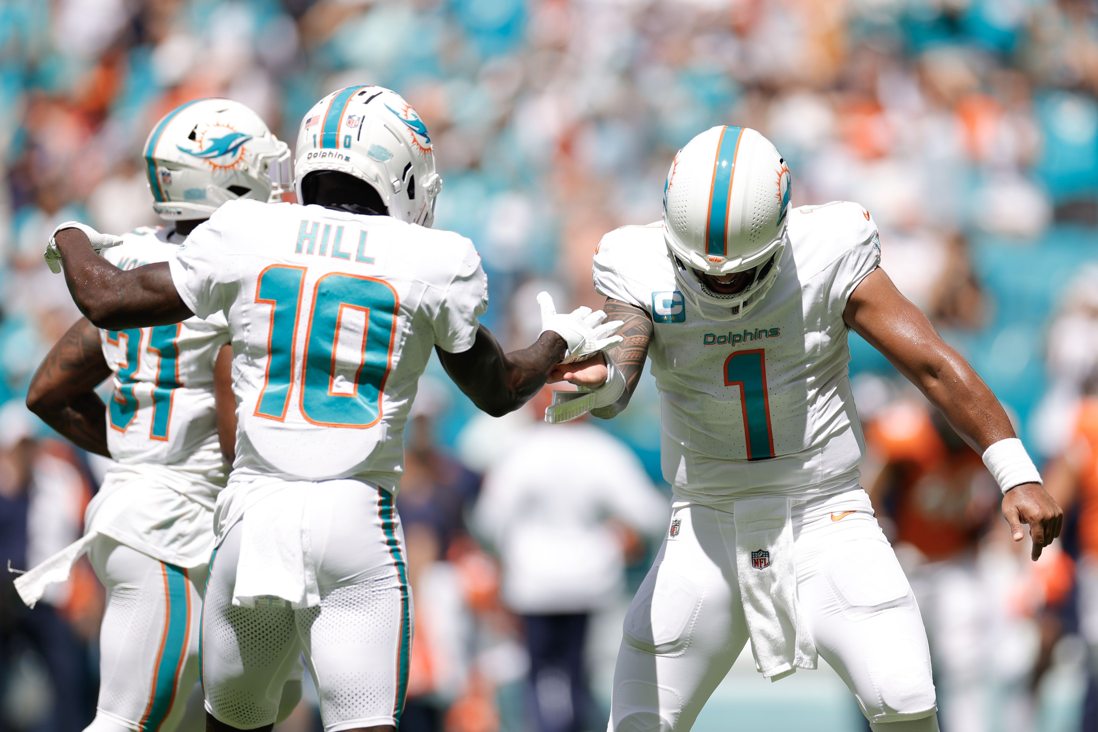 A Dolphins kiütötte a Broncost, 70 pontot szerezett a Miami (Fotó: Getty Images)