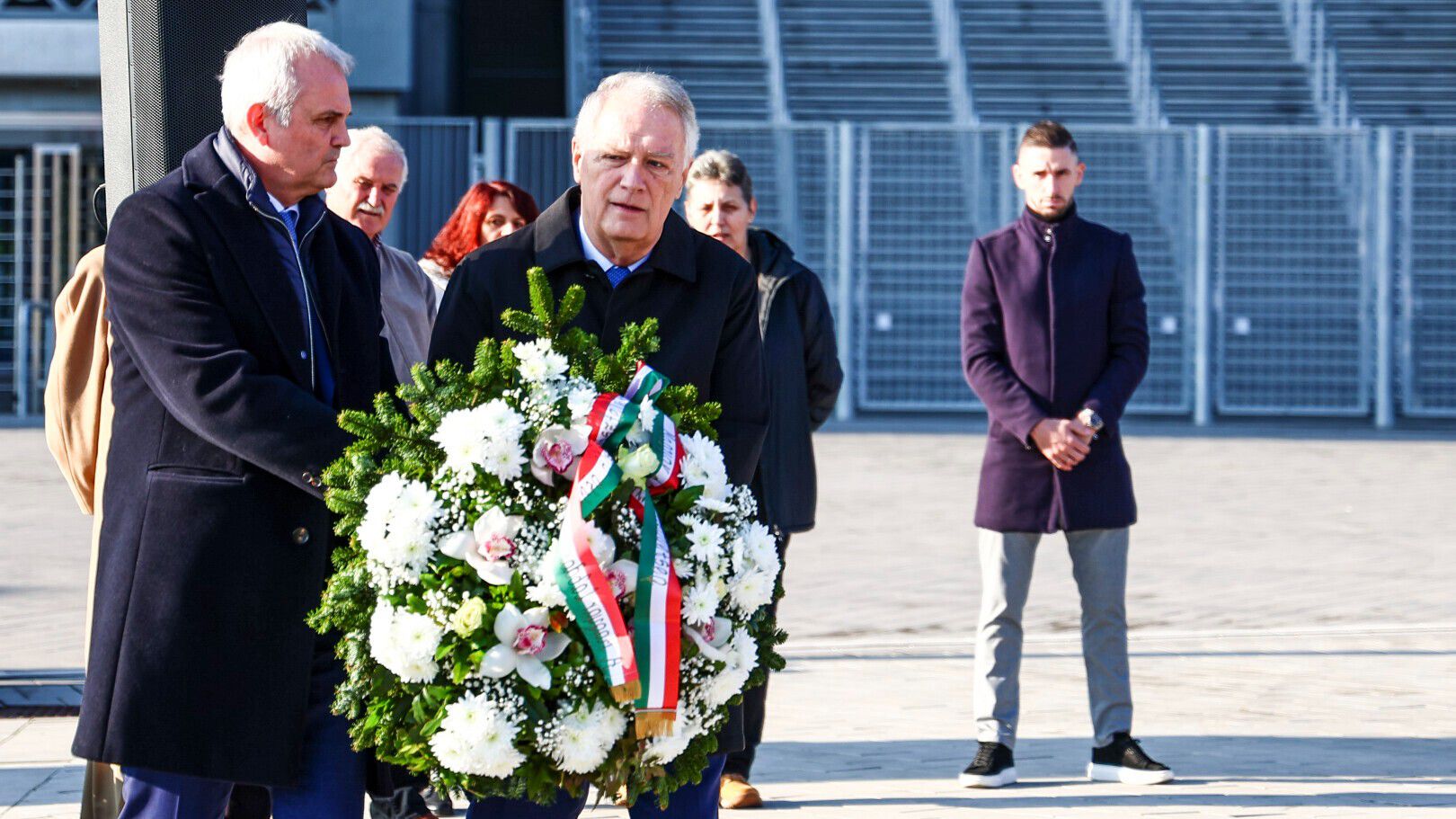 A Magyar Labdarúgás Napját ünnepelték a Puskás Arénánál