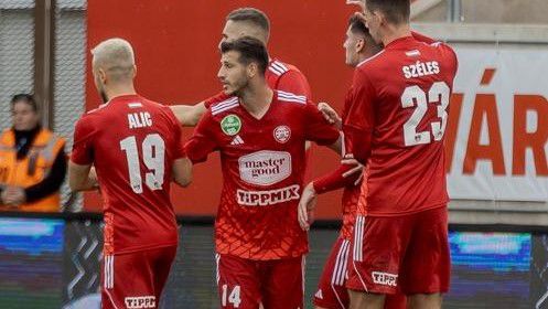 Branimir Cipetic (14-es mezben) idénybeli második gólját szerezte, s hozzájárult csapata sikeréhez. (Fotó: kisvardafc.hu)