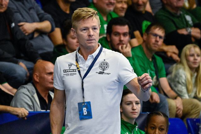 Jesper Jensen öt hónapja irányítja a Ferencvárost (Fotó: MTI)