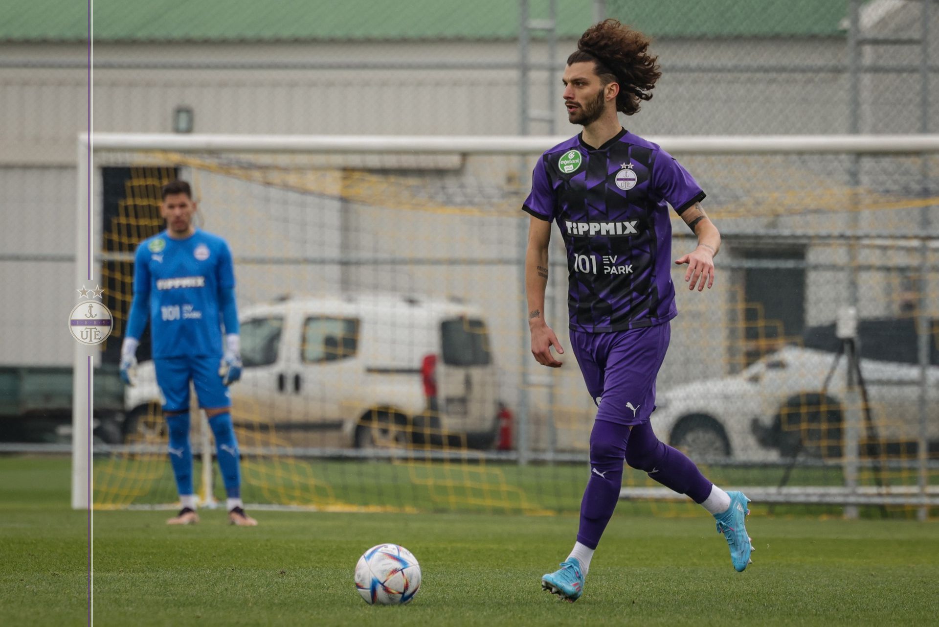 A luxemburgi Tim Hall az Újpest védelmét erősítheti /Fotó: Újpest FC