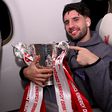 Szoboszlai Dominik az első Liverpoollal nyert trófeájával