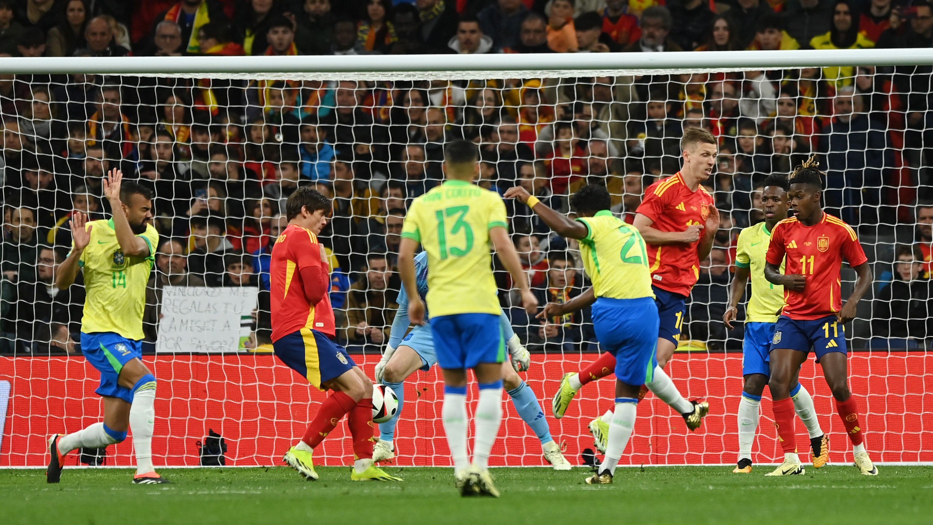 Az angolok után a spanyolok ellen is gólt szerzett a brazilok tinédzsere