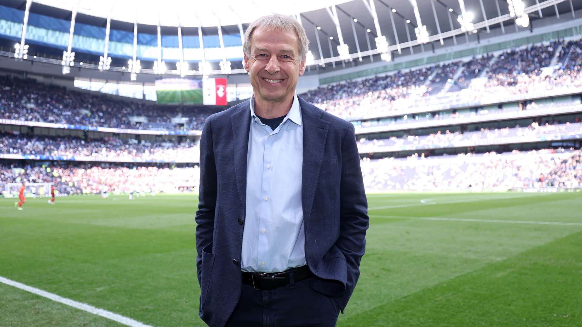 Jürgen Klinsmann korábban díszvendégként járt a Tottenham stadionjában (Fotó: Getty Images)