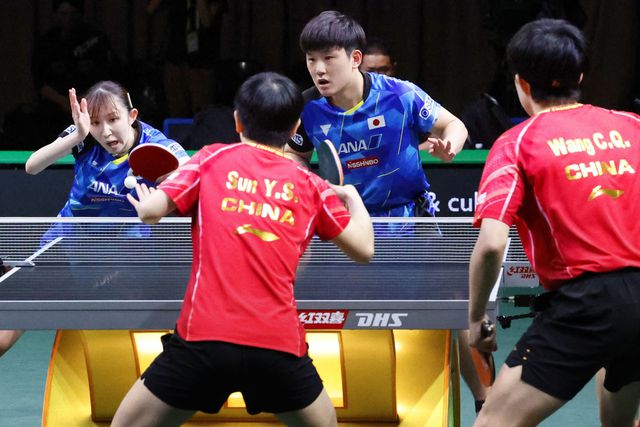 Kínai címvédés vegyes párosban az asztalitenisz-vb-n