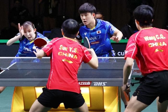 Kínai címvédés vegyes párosban az asztalitenisz-vb-n