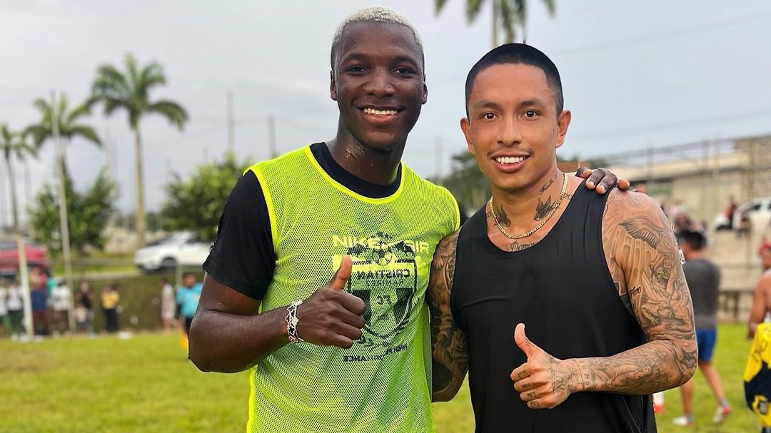 Caicedo és Ramírez is Santo Domingóból való (Fotó: Instagram)