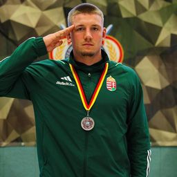 A birkózó Végh Richárd ezüstérmes a katonai világbajnokságon