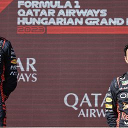 Pérez: „A versenyzők többsége kudarcot vallana Verstappen mellett”