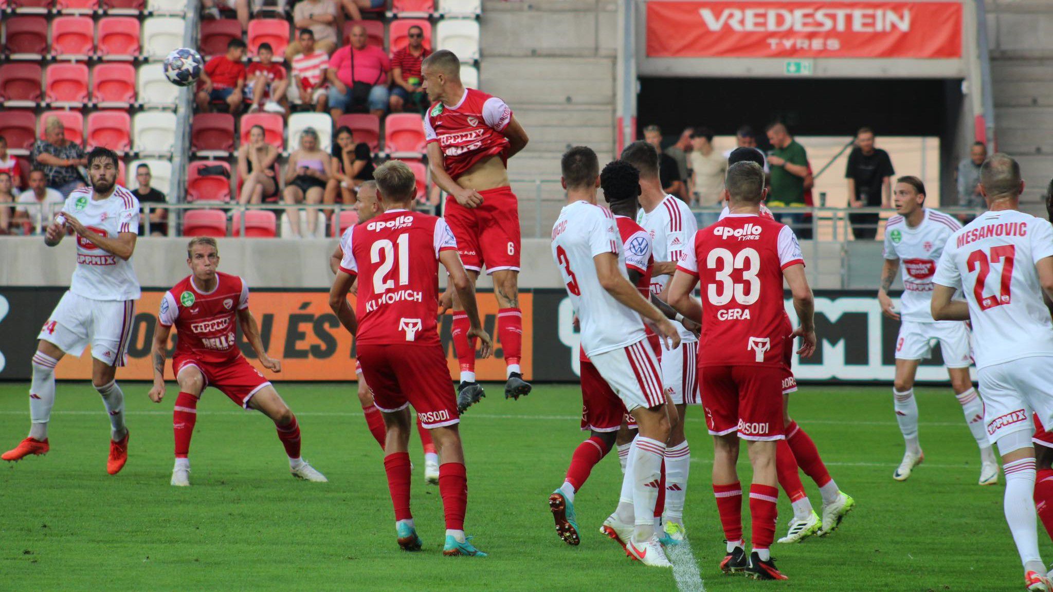 Újabb három ponttal gazdagodott a Diósgyőr, amely újoncként vezeti a bajnokságot (Fotó: Kisvárda FC)