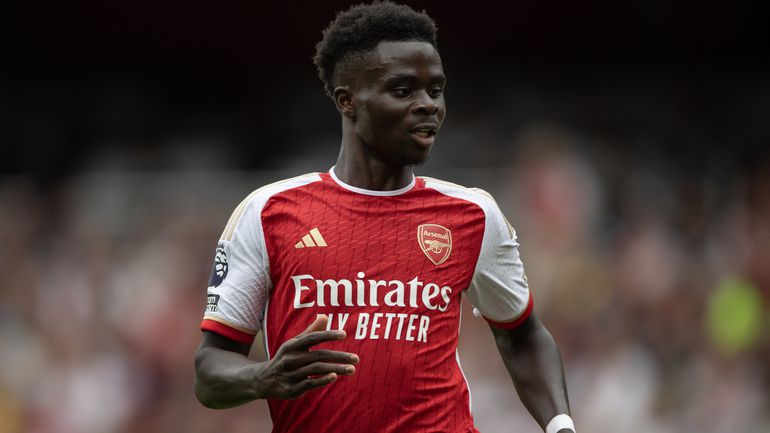 Bukayo Saka várhatóan ott lesz az Arsenal kezdőcsapatában