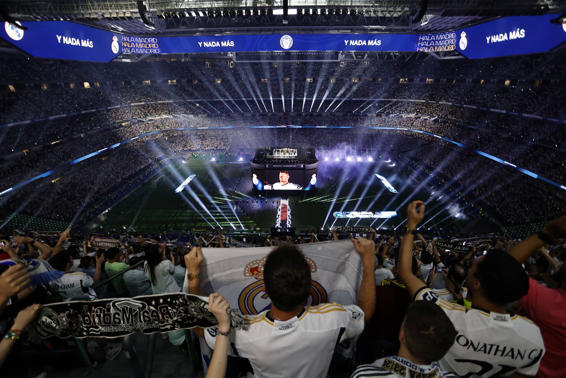 A Bernabéuban, ha megtelik, nyolcvanezernél is többen vannak (Fotó: Imago)