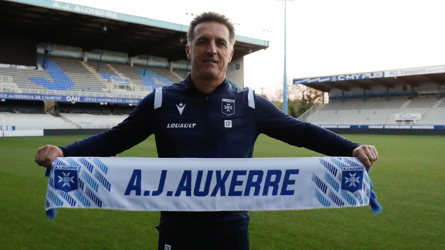 Christophe Pélissier az új edző (fotó: AJ Auxerre, Facebook)