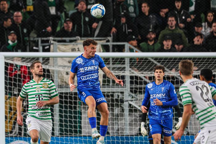 Nagy volt a küzdelem az FTC-ZTE meccsen (Fotó: Fuszek Gábor/Blikk)
