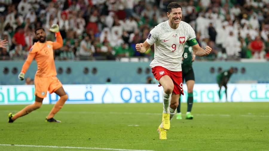 Megvan Lewandowski első vb-gólja, Lengyelország legyőzte Szaúd-Arábiát