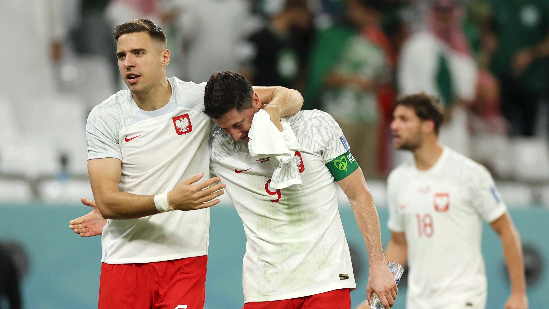 VIDEÓ: Lewandowski sírva fakadt első világbajnoki gólja után