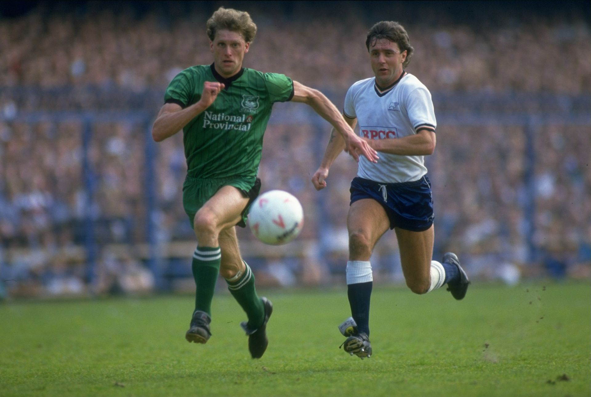 Bobby Davison (jobbra) a Derby County játékosaként Fotó: Getty Images