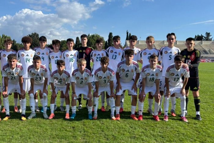 Fiataljaink győzelemmel kezdték a nemzetközi tornát. Fotó: MLSZ