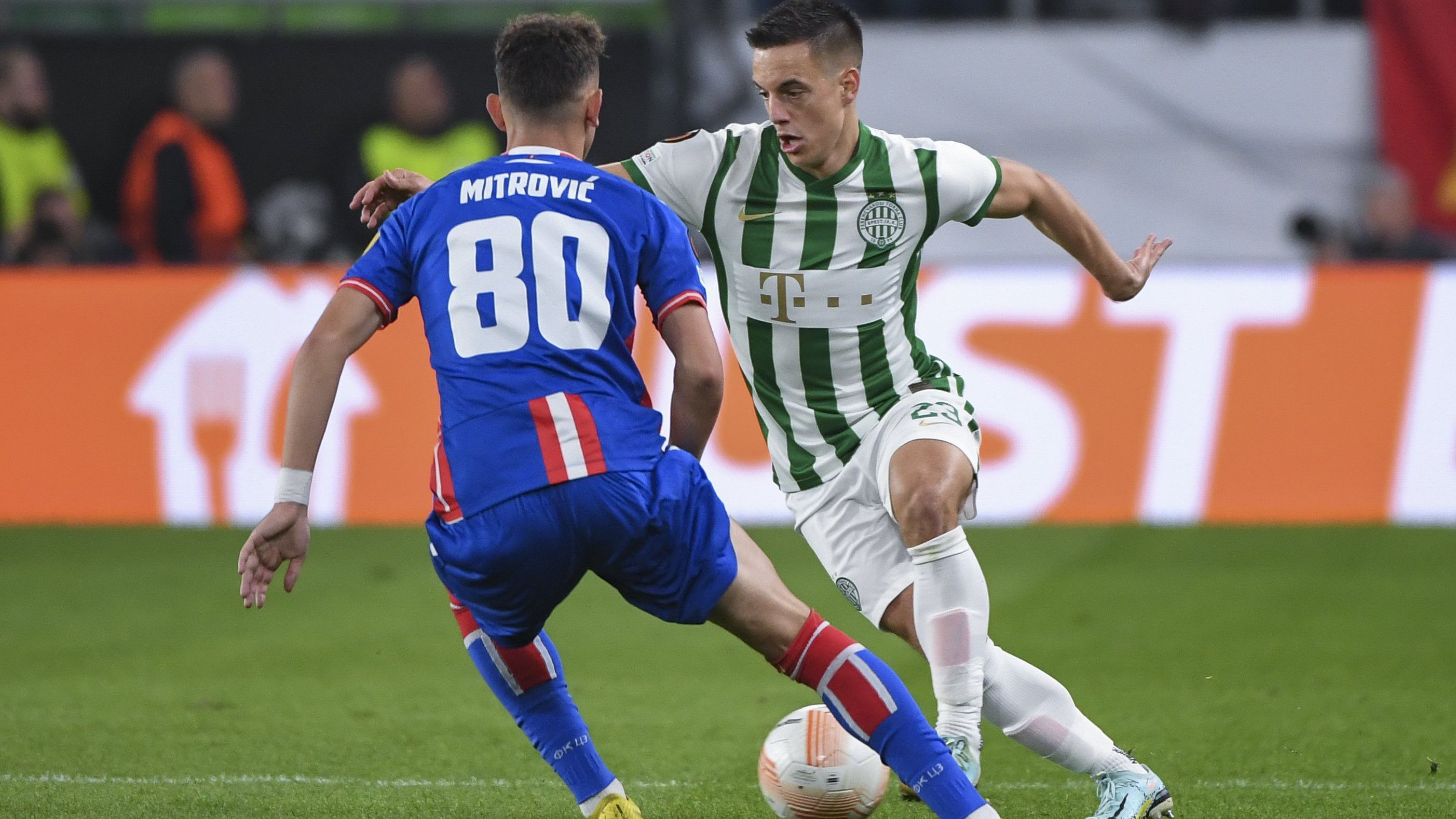 BUDAPEST, HUNGARY - FEBRUARY 5: Anderson Esiti of Ferencvarosi TC