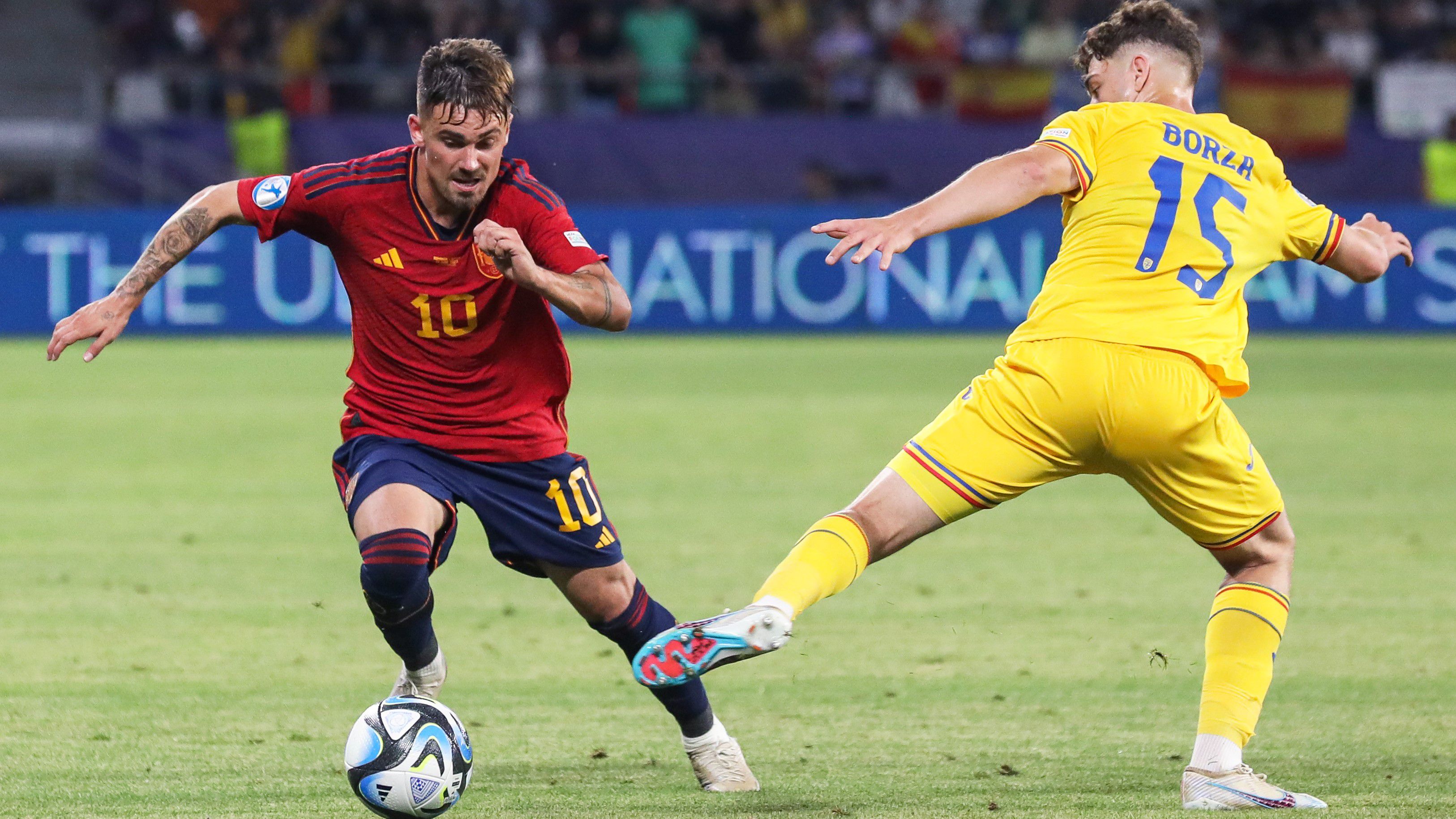 A csereként pályára lépő Rodri a 90. percben gólpasszt adott Ukrajna ellen, ezzel sokat tett a spanyol válogatott csoportgyőzelméért az U21-es Eb-n.