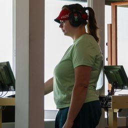 Major Veronika döntős, a női csapat bronzérmes a sportlövő Eb-n
