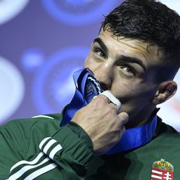 Losonczi Dávid az eredményhirdetésen