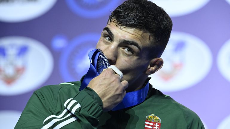 Losonczi Dávid az eredményhirdetésen
