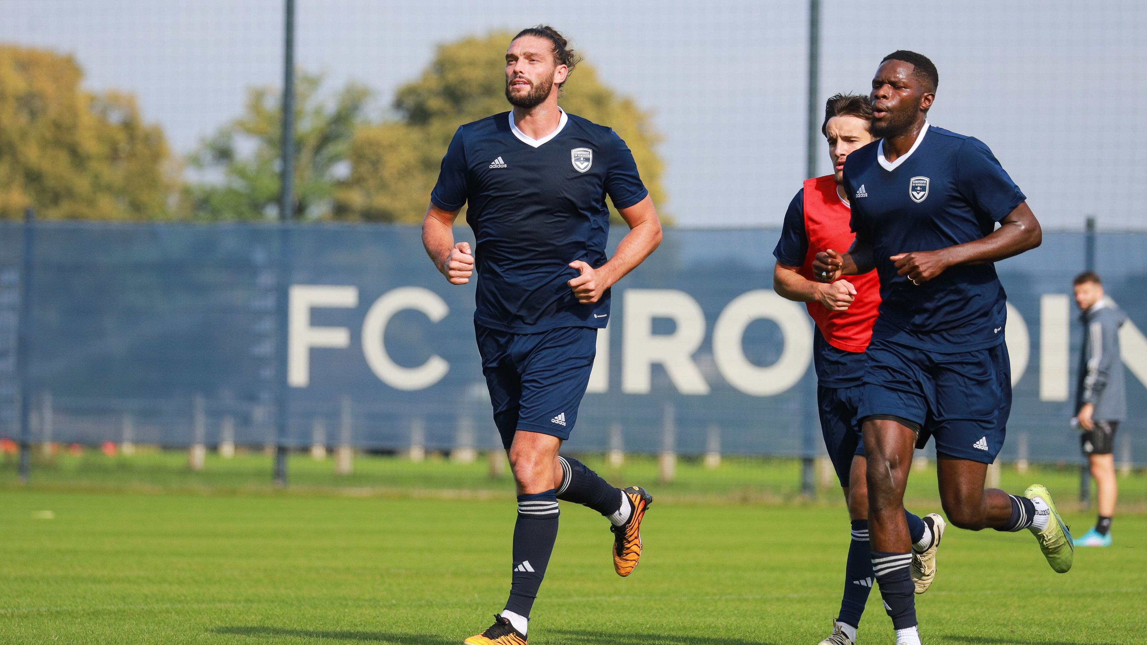 Andy Carroll már edzésben (Fotó: FC Girondins de Bordeaux/X)