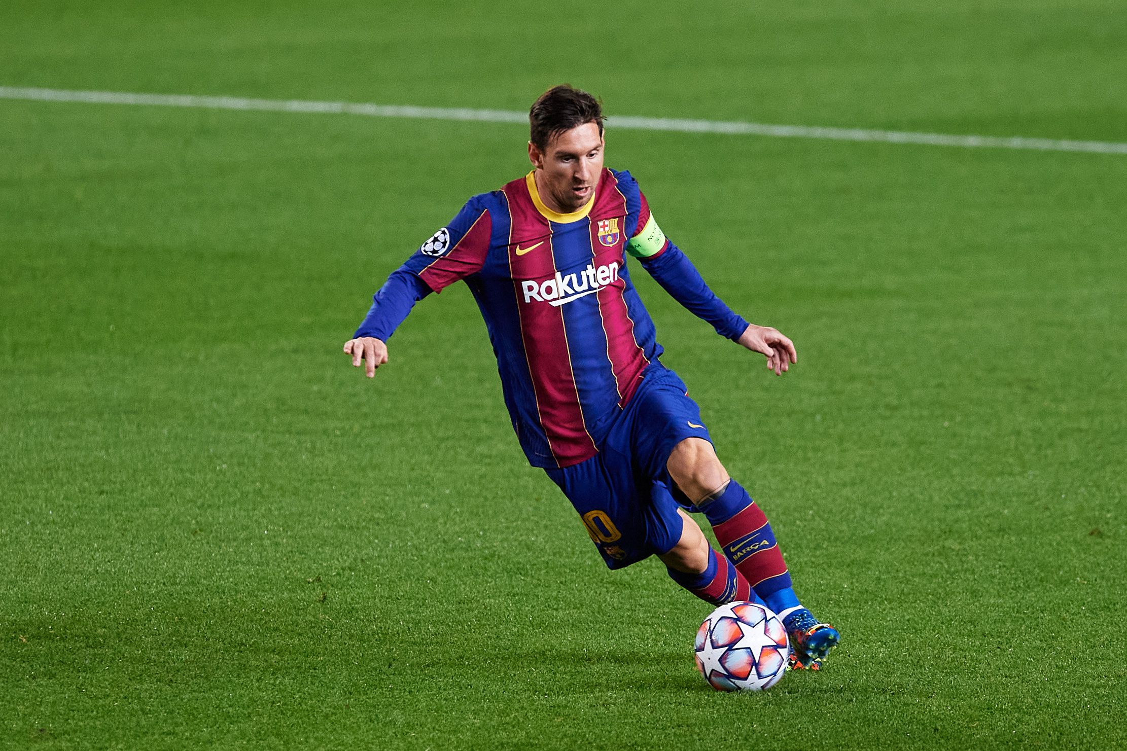 Messi a Ferencváros ellen is gólt szerzett a Barcelona színeiben (Fotó: Getty)