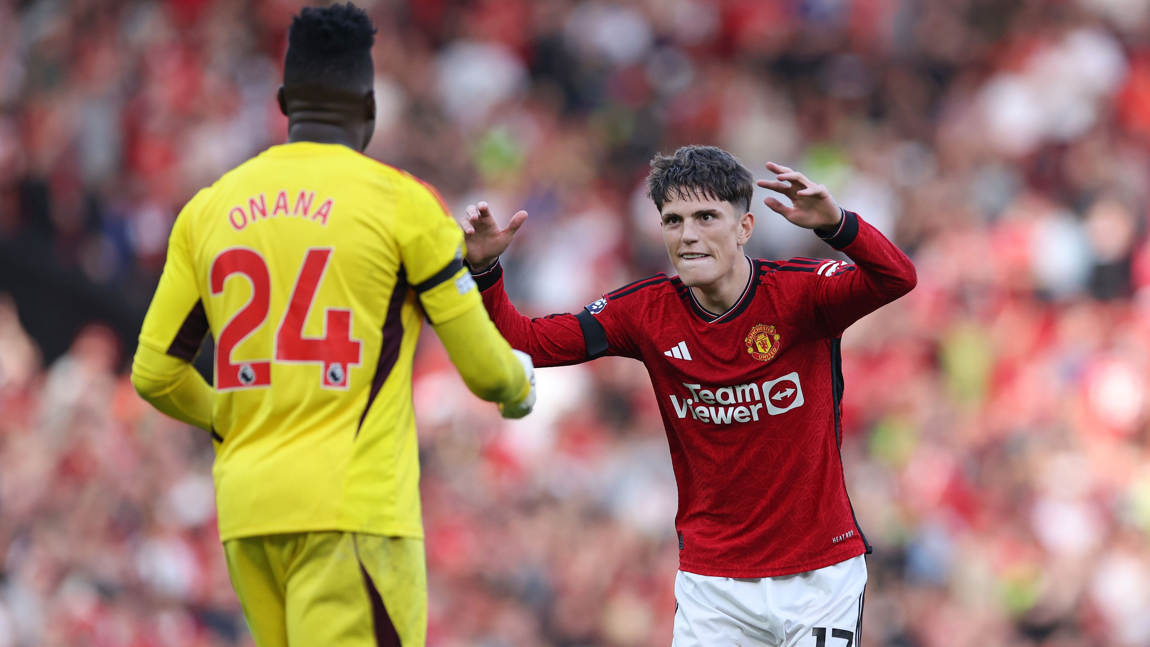 A Manchester United kapusa, André Onana megvédte csapattársát a Twitter-bejegyzést követően