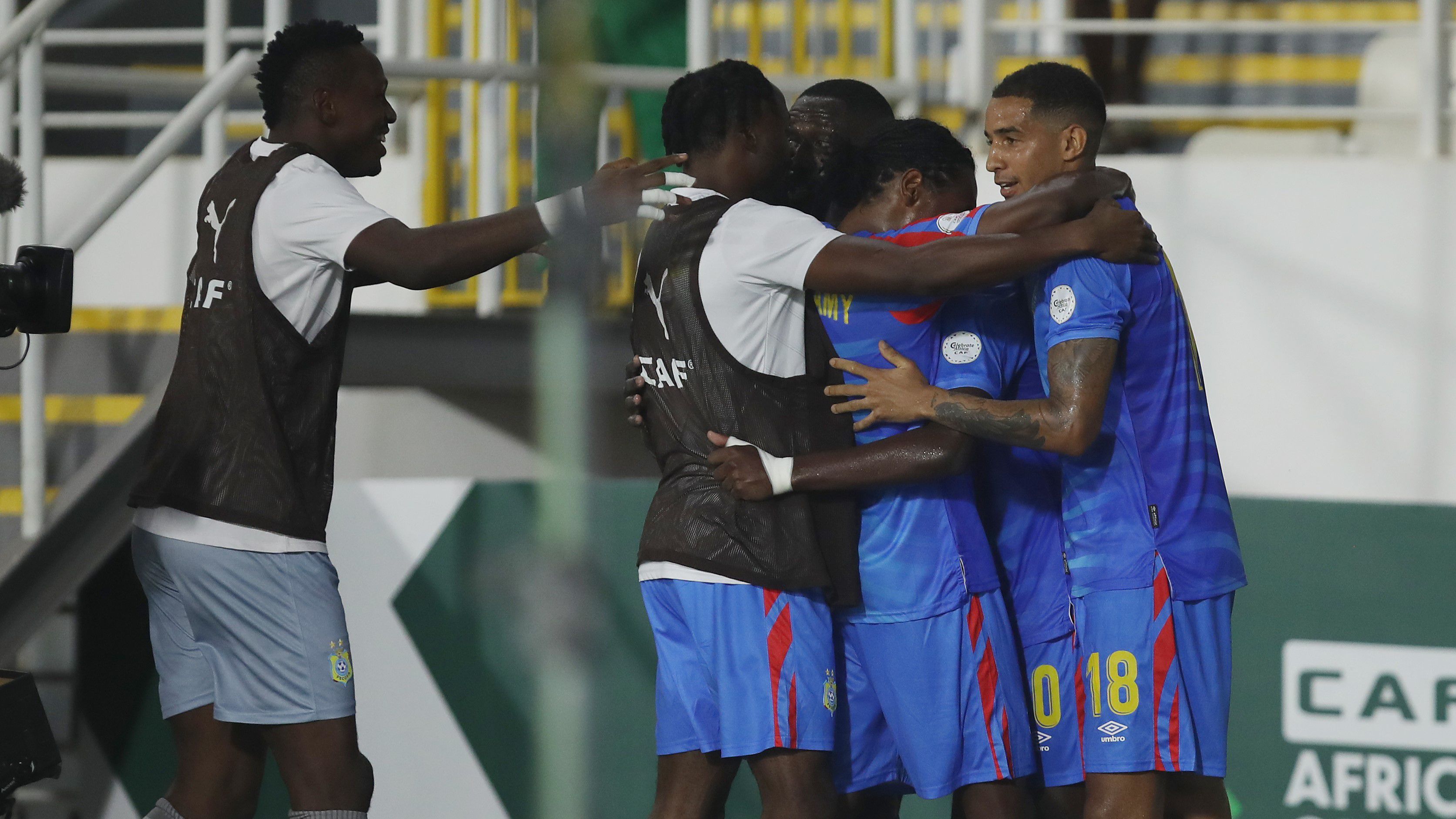 A Kongói DK válogatottja kiejtette az egyiptomiakat az Afrika-kupáról (Fotó: Twitter/CAF)