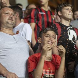 Galéria: könnyek a felcsúti lelátón – így búcsúzott a Honvéd