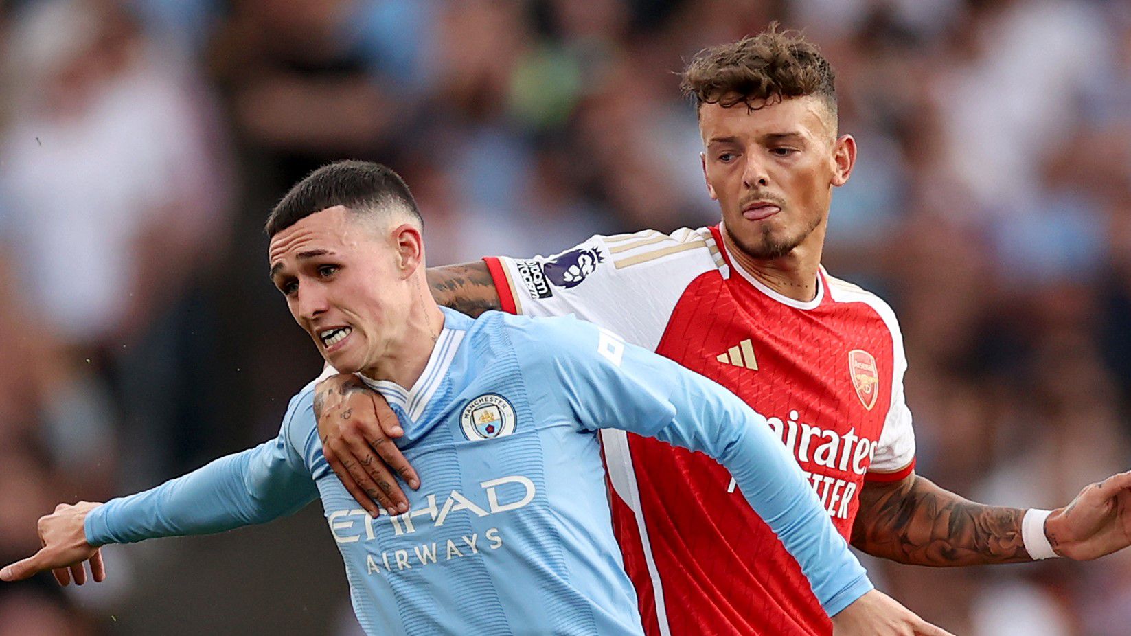 Phil Foden és Ben White nagy csatákat vívott egymással az idényben