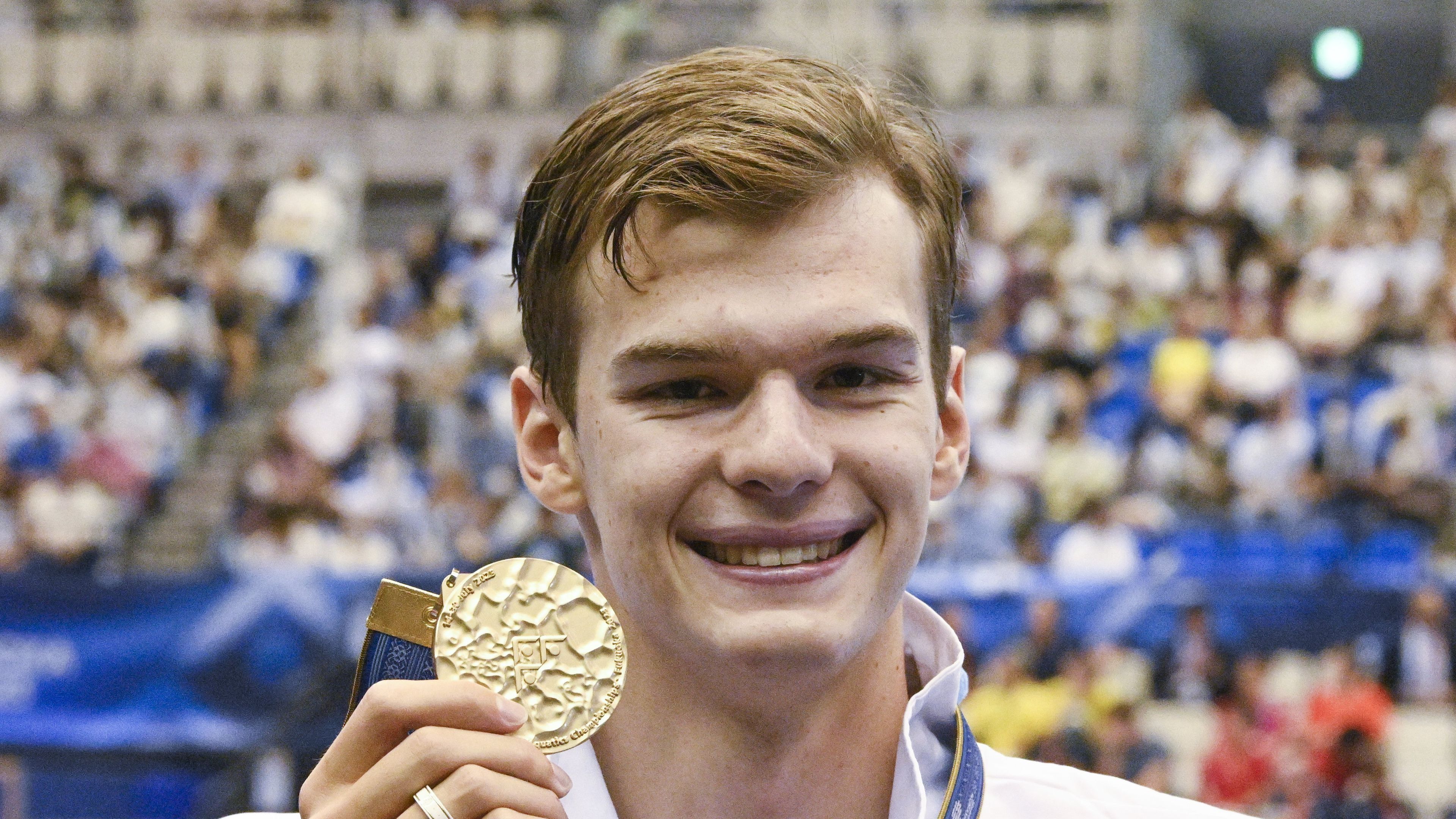 Kós Hubert országos csúccsal szerezte meg az aranyérmet (Fotó: MTI/Koszticsák Szilárd)